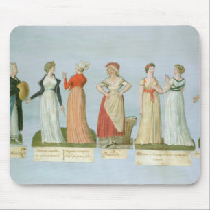 Kleider und Kostüme in der Mode Mousepad