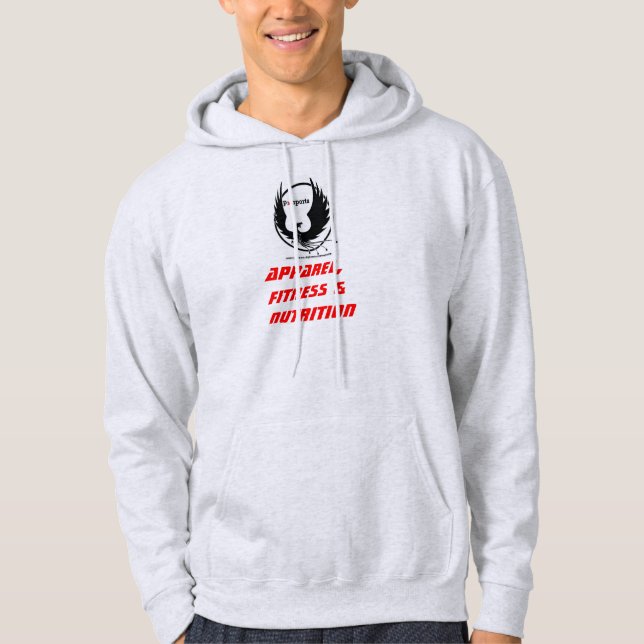 KleiderFitness u. -nahrung Hoodie (Vorderseite)