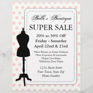 Kleiderform Boutique Flyer