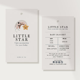 Kleiderhang Tag mit Preis, Größe, Stil & Soziales