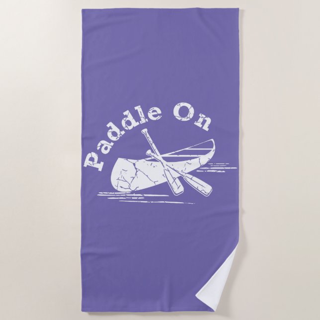 Kleiderpaddle auf Design - Badetuch (Vorderseite)