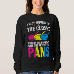 Kleiderschrank Schrank Pansexuell Pfannen Regenbog Sweatshirt