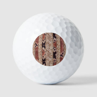 Kleiderstruktur, geometrisches Schlangenmuster. Golfball