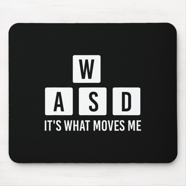 Kleidung Computer Video Game Geek war das, was Mov Mousepad (Vorne)