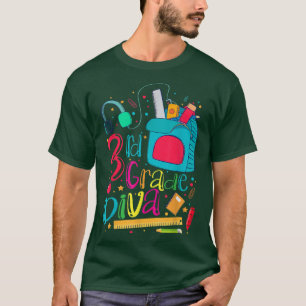 Kleidung für ein Mädchen der 3. Klasse Diva am ers T-Shirt