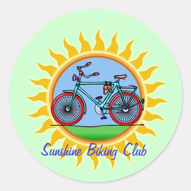 Kleidung für kundenspezifische Biker-Club-Logos Runder Aufkleber (Vorderseite)
