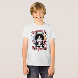 Kleidung für Purr-Fection - Kawaii Tuxedo Cat Tri-Blend Shirt