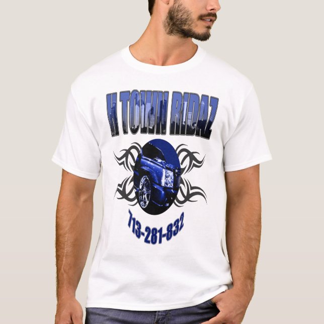 KLEIDUNG h-STADTRIDAZ - HOCHTEMPERATURreaktor Blau T-Shirt (Vorderseite)