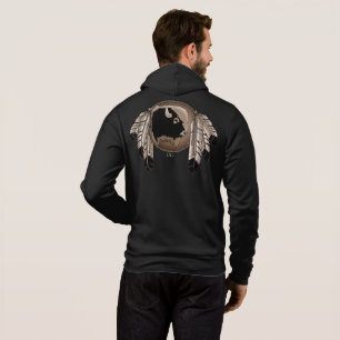 Kleidung mit einheimischer Kunst Hoodie Tribal Spi