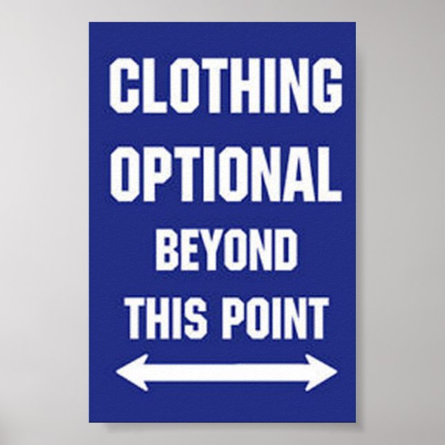 Kleidung optional poster (Vorne)