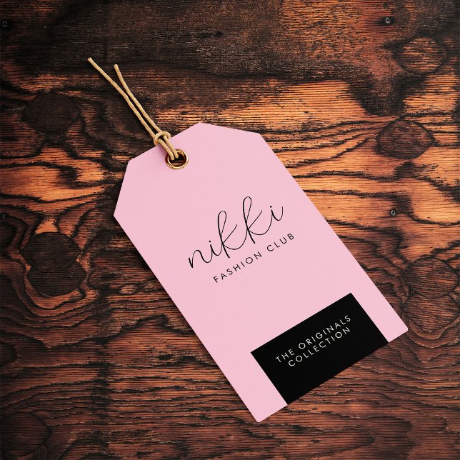 Kleidung Pink Hanging Display Preis hängen Tag Geschenkanhänger (Von Creator hochgeladen)