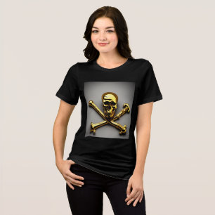 Kleidung & Schuhe — Frauen-Mode-Kleidung oben Tri-Blend Shirt