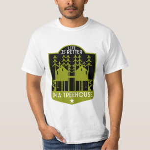 Kleidung und Dekoration von Baumhäusern T-Shirt