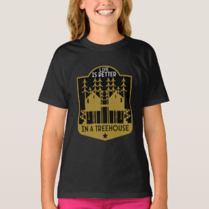 Kleidung und Dekoration von Baumhäusern T-Shirt