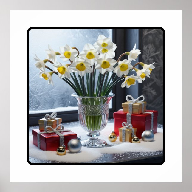 Kleidung und Geschenke auf einem Schneewittchen Poster (Vorne)