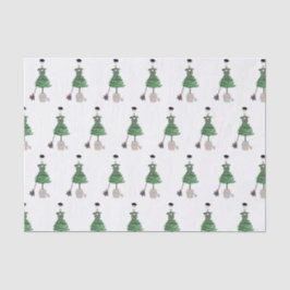 Kleidungsstück Topiary Ginger Jar Wrapping Paper Seidenpapier