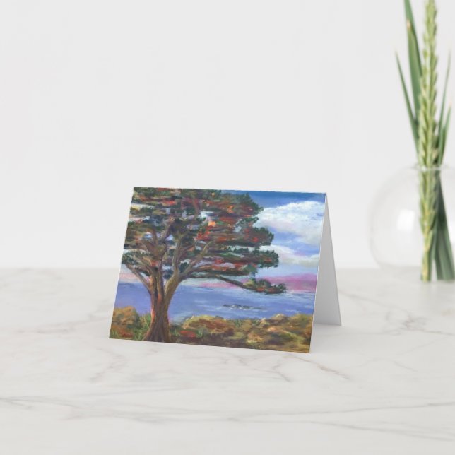 Klein, 4" x 5,6" Note Card, Monterey Cypress (Vorderseite)