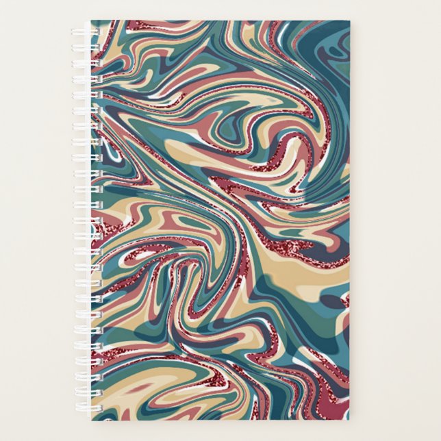 Klein (5,5" x 8,5"), harte Abdeckung, weißer Spira Planer (Vorderseite)