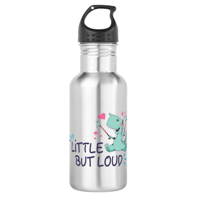 Klein aber laut edelstahlflasche (Vorderseite)