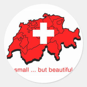 Klein aber schön runder aufkleber