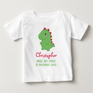 Klein aber wild Lustiger süßer Dino Chibi T-Rex Baby T-shirt