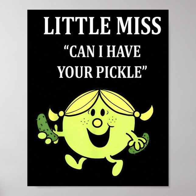 Klein, kann ich Ihr Pickle Pickle Lover Funny S Poster (Vorne)