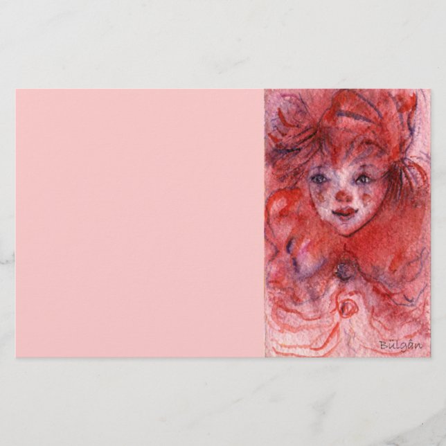 KLEIN ROT CLOWN BRIEFPAPIER (Vorderseite)