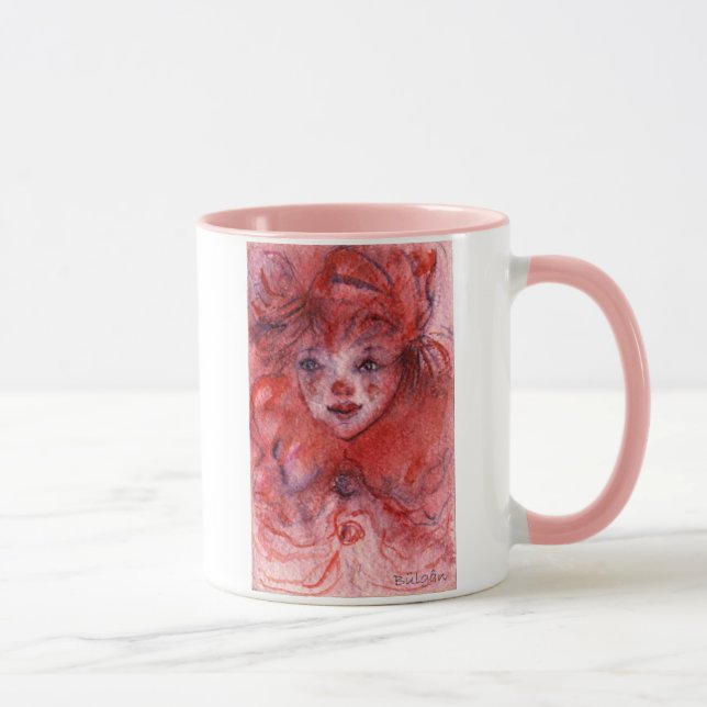 KLEIN ROT CLOWN TASSE (Rechts)