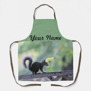 Klein rot und gelb schürze