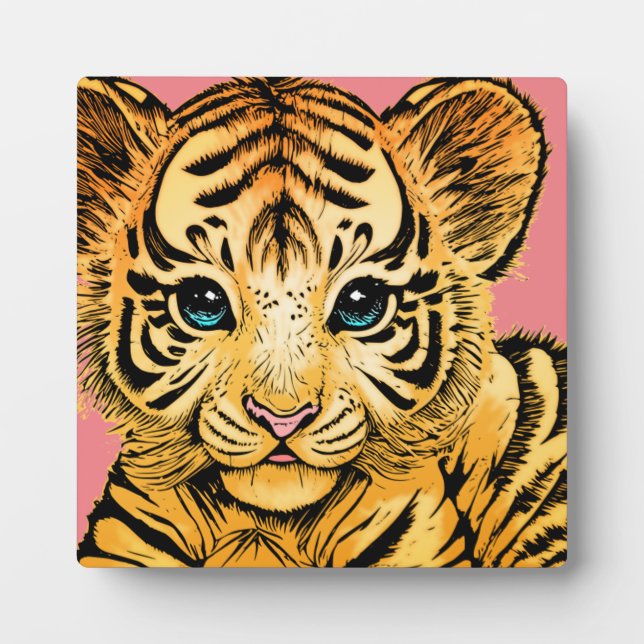 KLEIN TIGER FOTOPLATTE (Vorderseite)