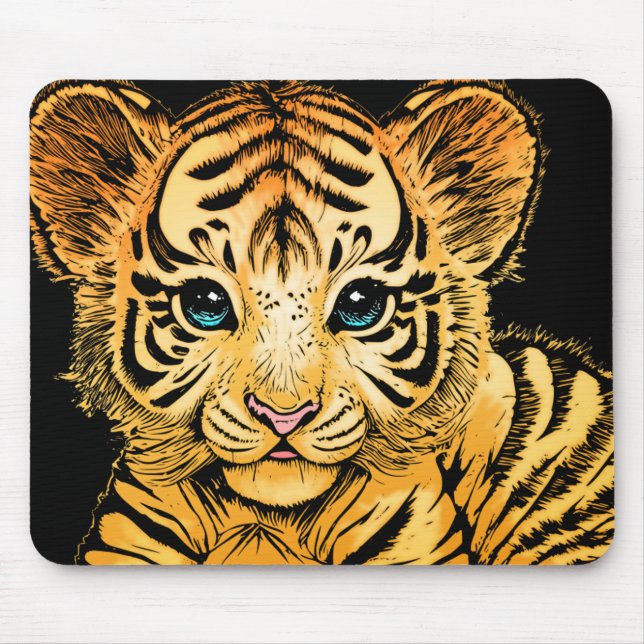 KLEIN TIGER MOUSEPAD (Vorne)