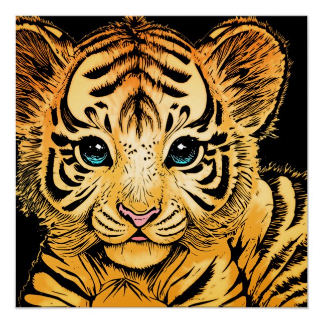 KLEIN TIGER POSTER (Vorderseite)