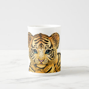 KLEIN TIGER PROZELLANTASSE