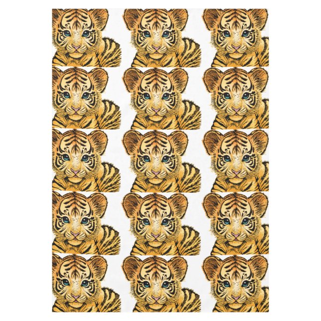 KLEIN TIGER TISCHDECKE (Vorderseite)