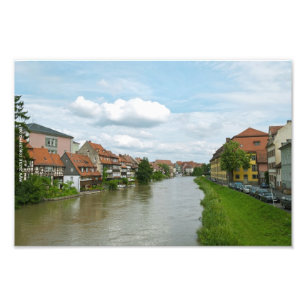 Klein Venedig in Bamberg Fotovergrößerung Fotodruck