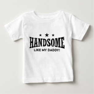 Klein wie mein Vater Baby T-shirt