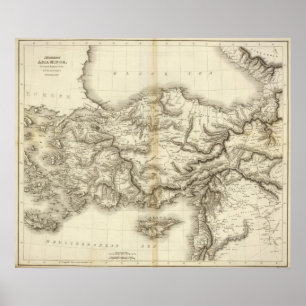 Kleinasien der Moderne Poster