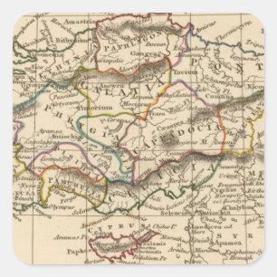 Kleinasien Quadratischer Aufkleber