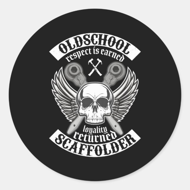 Kleinbauer Runder Aufkleber (Vorderseite)