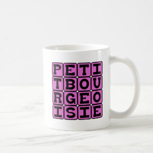 Kleinbürgertum, Kleine Bourgeoisie Kaffeetasse
