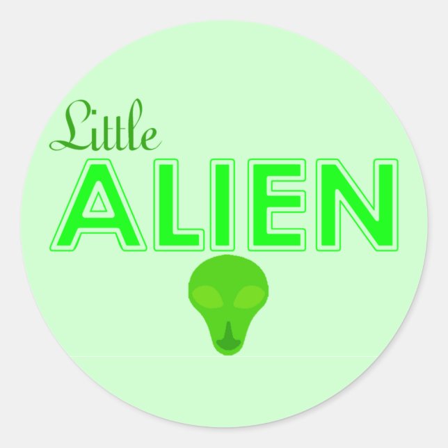 Kleine Alien Stickers (Vorderseite)