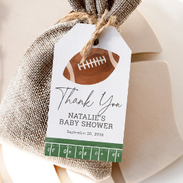 Kleine All Star Football Baby Dusche Geschenkanhänger