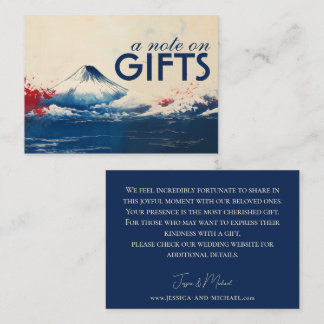 Kleine Anmerkung zu GIFTS Japonesque Harmonie mit  Begleitkarte