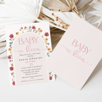 Kleine Arch Wildblume Babydusche