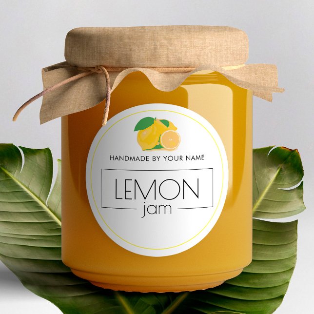 Kleine Aufkleber für das Label Lemon Jam (Von Creator hochgeladen)