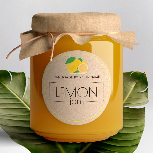 Kleine Aufkleber für das Label Lemon Jam (Von Creator hochgeladen)