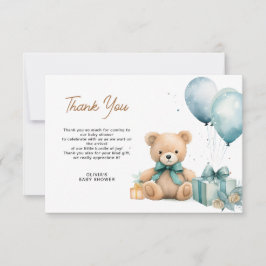 Kleine Babydusche Danke Karte