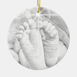 Kleine Babyfütterung Keramik Ornament