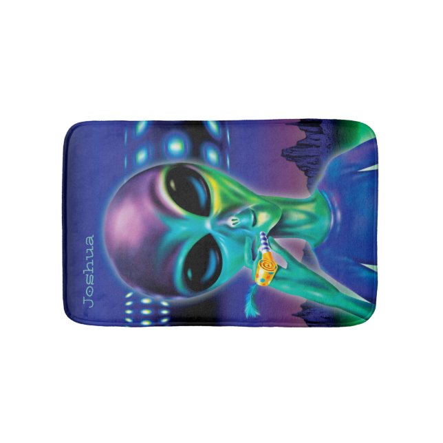 Kleine Badmatte Alien bringt mich zu deinem Party Badematte (Vorderseite)