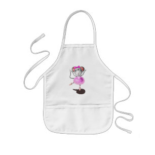 Kleine Ballerina Mouse Kids-Schürze Kinderschürze